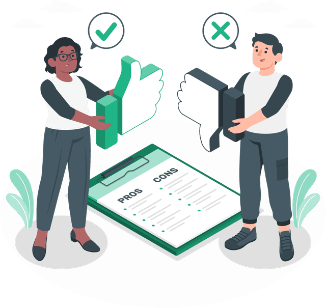 College Compare Illustration